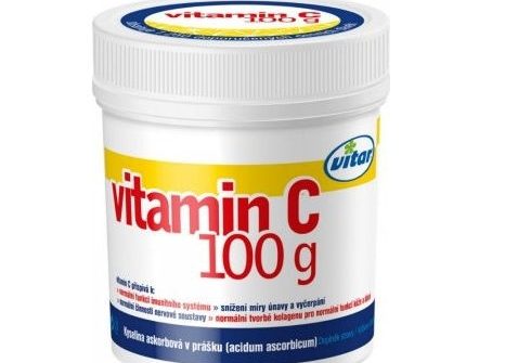 Vitar Vitamín C: prášok, zloženie, cena a dávkovanie
