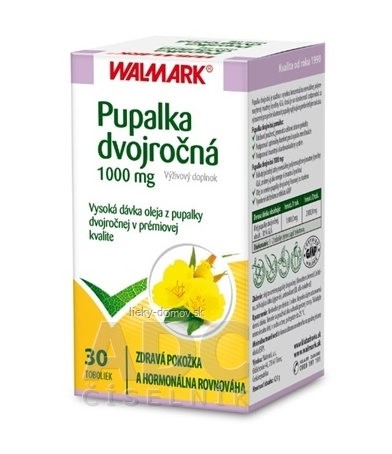 Walmark Pupalka dvojročná 1000 mg: cena, účinky a užívanie