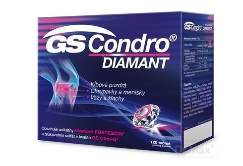 GS Condro Diamant: cena, zloženie, účinky a užívanie