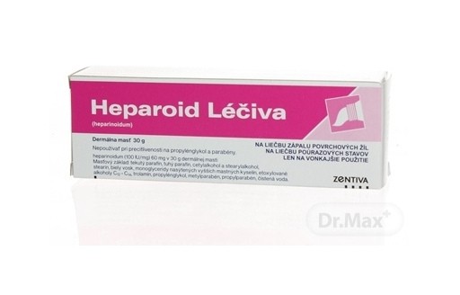 Heparoid Léčiva: cena, skúsenosti, účinky a zloženie