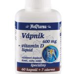 MedPharma Vápnik + Vitamín D: účinky, cena a dávkovanie