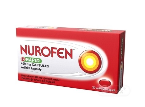 Nurofen Rapid 400 mg: dávkovanie, cena, zloženie a účinky