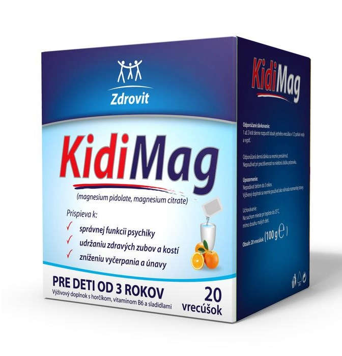 Zdrovit KidiMag: cena, použitie, dávkovanie a užívanie