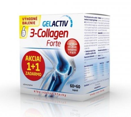 Gelactiv 3-Collagen Forte: cena, skúsenosti a balenia