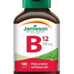 Jamieson Vitamín B12 Metylkobalamín 100 µg: cena a účinky