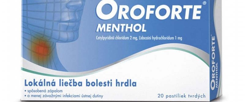 Oroforte menthol: cena, účinky, zloženie a dávkovanie