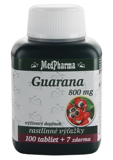 MedPharma Guarana: cena, účinky, skúsenosti a užívanie